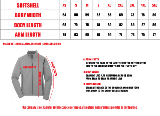 Custom Softshell MADE-TO-ORDER